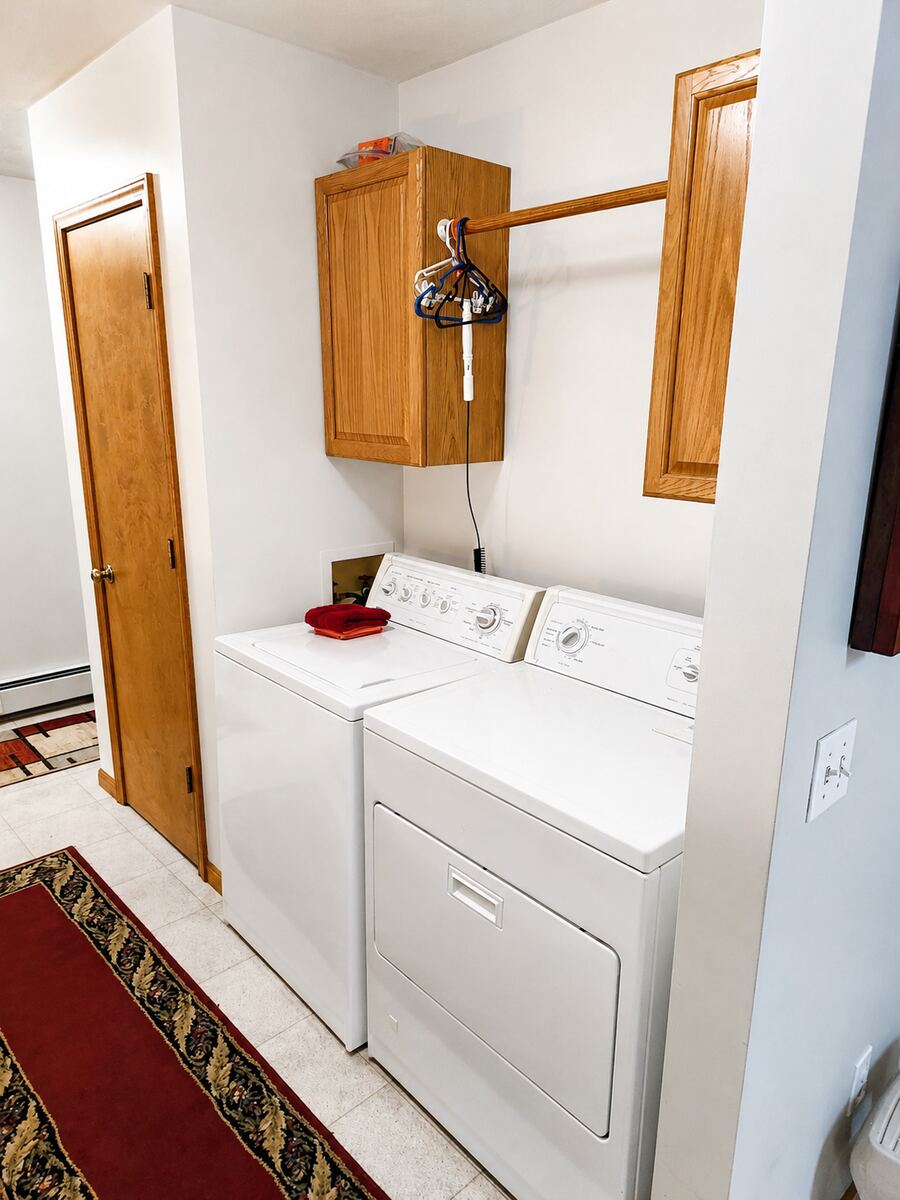 Main-floor laundry
